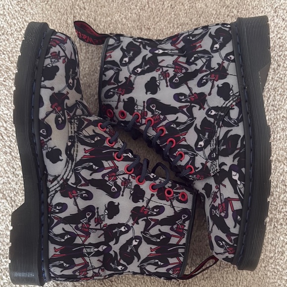 Dr. Martens Shoes - Dr. Martens Dr Martens Unisex Castel Grey Marceline Vampire Queen Boots